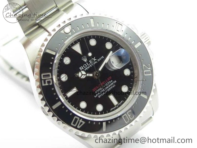 Sea Dweller 126600 2017 43mm SS BP Maker 1:1 Best Edition Black Dial On SS Bracelet A Elegant 3573