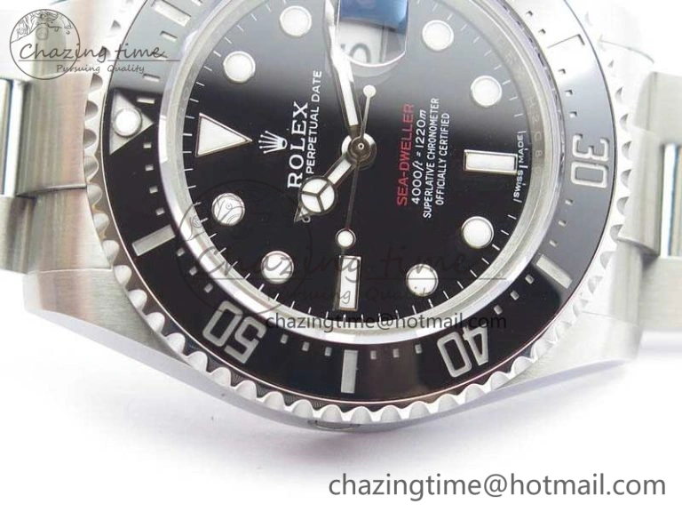 Sea Dweller 126600 2017 43mm SS BP Maker 1:1 Best Edition Black Dial On SS Bracelet A Elegant 3573