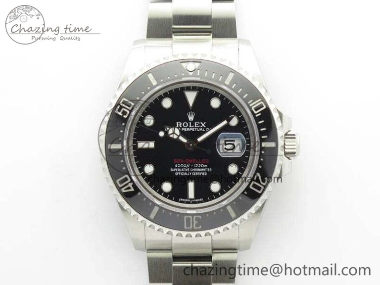 Sea Dweller 126600 2017 43mm SS BP Maker 1:1 Best Edition Black Dial On SS Bracelet A Elegant 3573