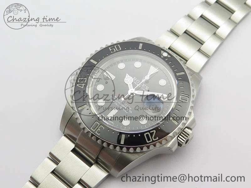 Sea Dweller 126600 2017 43mm SS BP Maker 1:1 Best Edition Black Dial On SS Bracelet A Flexible 3576