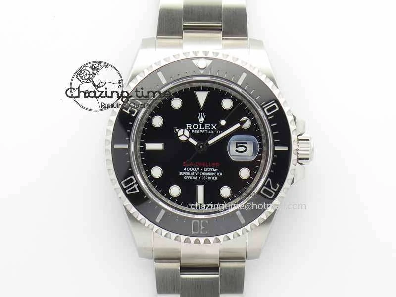 Sea Dweller 126600 43mm SS BP Maker Black Dial On SS Bracelet A EyeCatching 3656