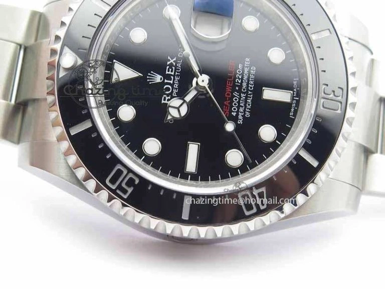 Sea Dweller 126600 43mm SS BP Maker Black Dial On SS Bracelet A EyeCatching 3656