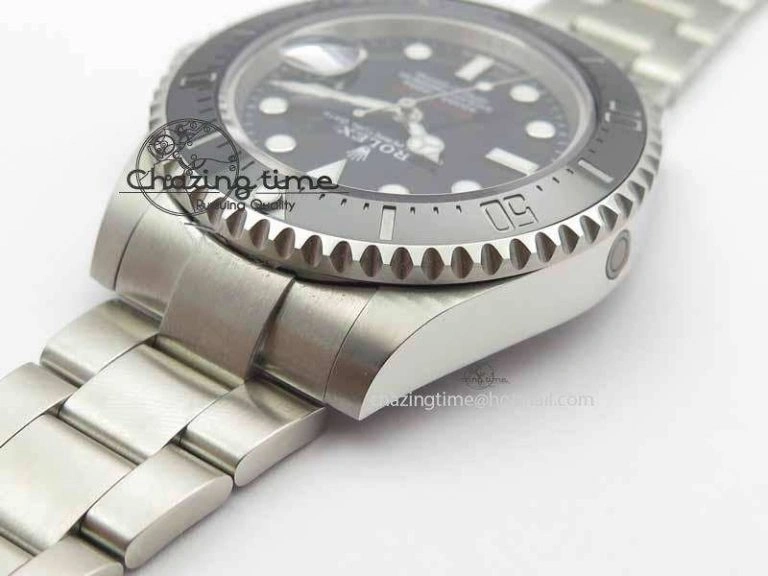 Sea Dweller 126600 43mm SS BP Maker Black Dial On SS Bracelet A EyeCatching 3656
