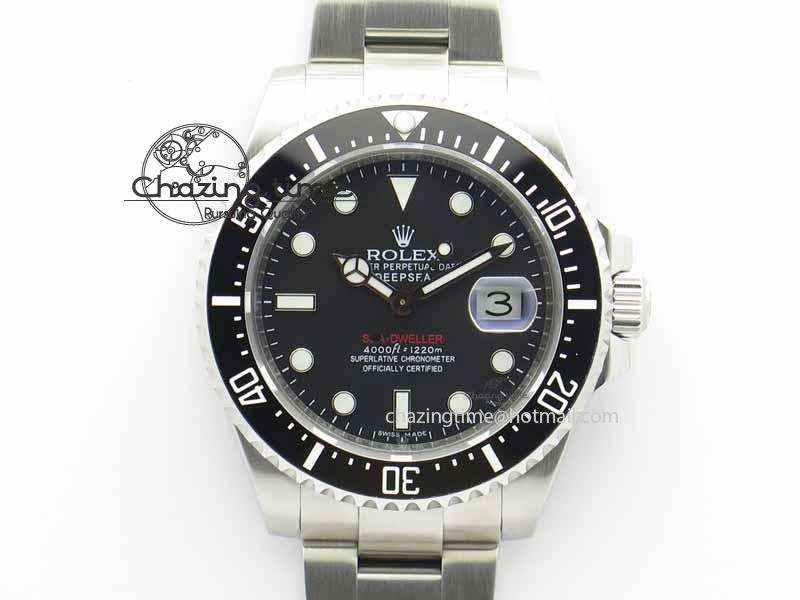 Practical Sea Dweller 126600 43mm SS Black Dial On SS Bracelet A 3652