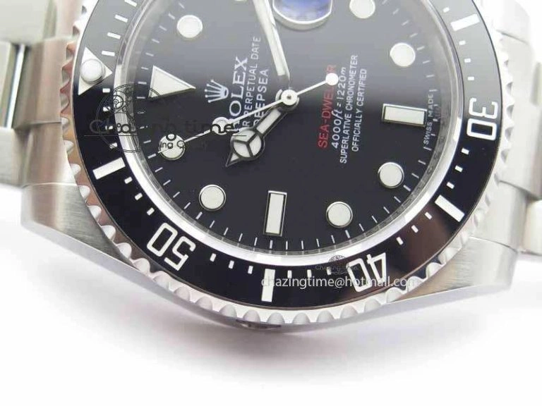 Practical Sea Dweller 126600 43mm SS Black Dial On SS Bracelet A 3652