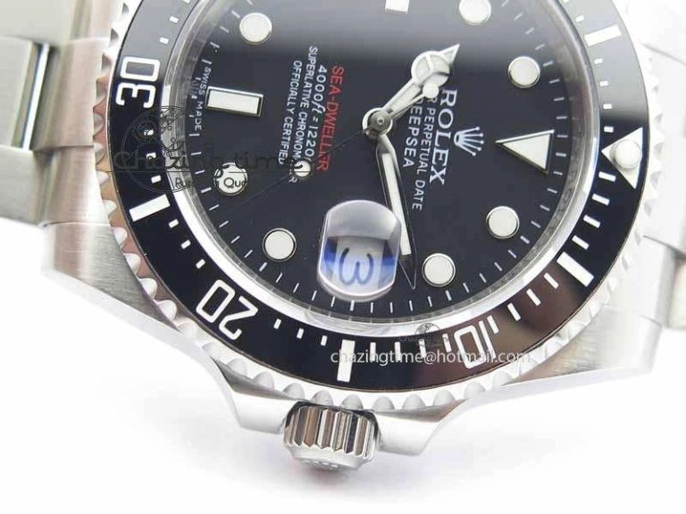 Practical Sea Dweller 126600 43mm SS Black Dial On SS Bracelet A 3652