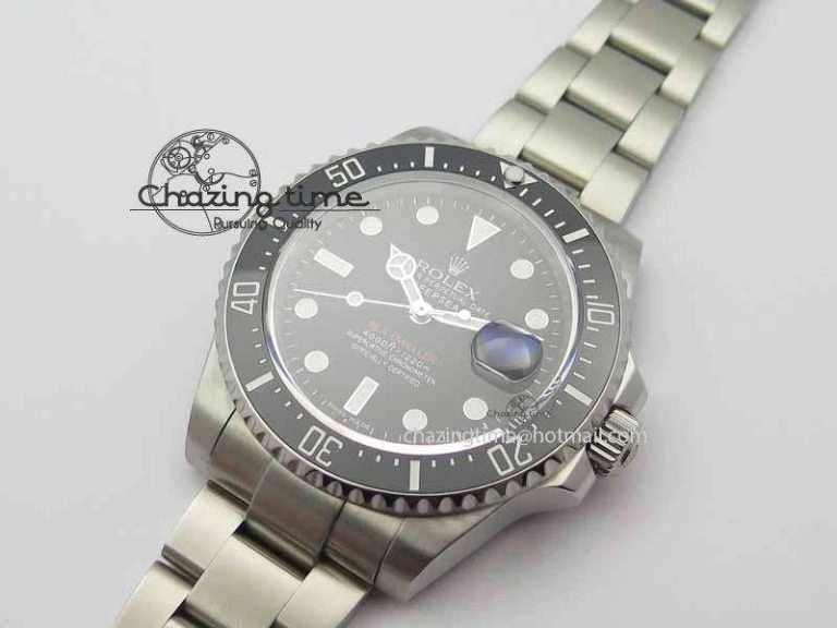 Practical Sea Dweller 126600 43mm SS Black Dial On SS Bracelet A 3652