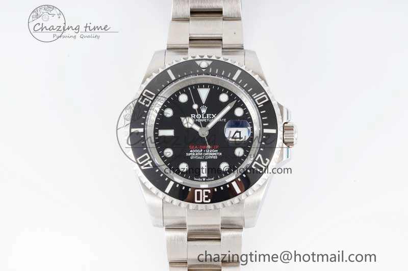Comfortable Sea-Dweller 126600 APF Best Edition Black Dial on SS Bracelet VR 2033