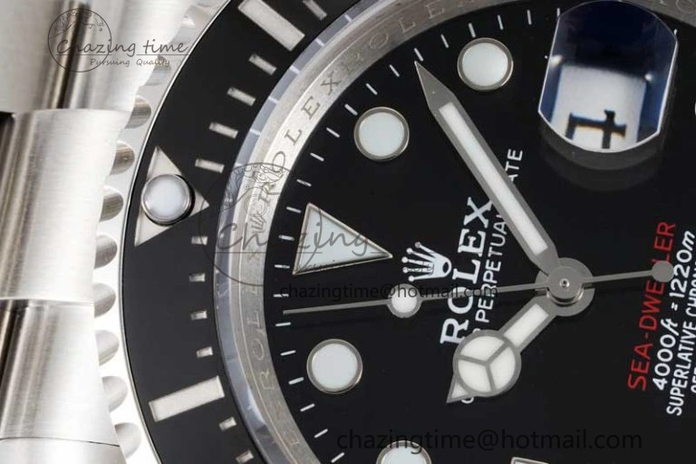 Comfortable Sea-Dweller 126600 APF Best Edition Black Dial on SS Bracelet VR 2033