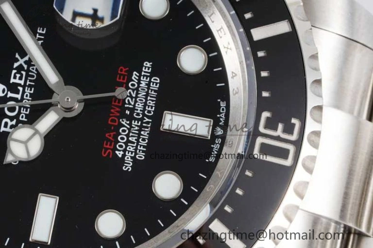 Comfortable Sea-Dweller 126600 APF Best Edition Black Dial on SS Bracelet VR 2033