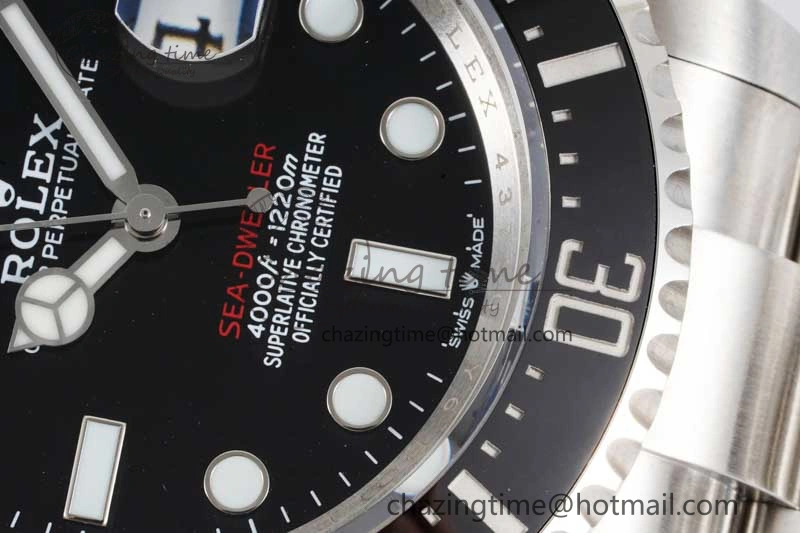 Comfortable Sea-Dweller 126600 APF Best Edition Black Dial on SS Bracelet VR 2033
