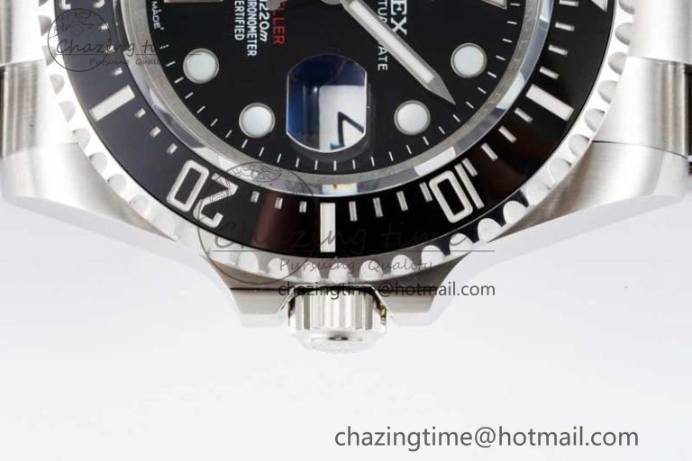 Comfortable Sea-Dweller 126600 APF Best Edition Black Dial on SS Bracelet VR 2033