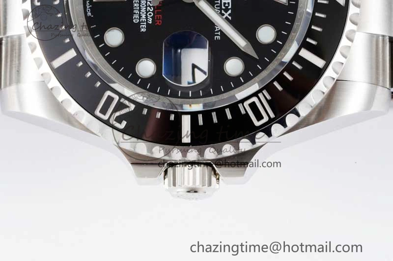 Comfortable Sea-Dweller 126600 APF Best Edition Black Dial on SS Bracelet VR 2033