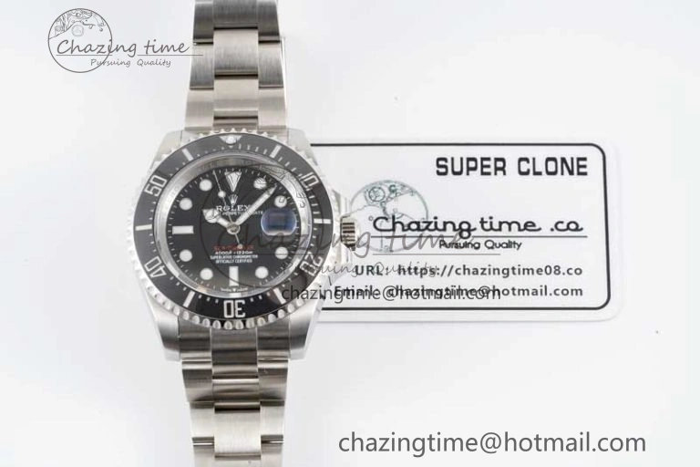 Comfortable Sea-Dweller 126600 APF Best Edition Black Dial on SS Bracelet VR 2033