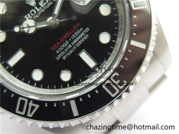 Sea-Dweller 126600 ARF 1:1 Best Edition 904L SS Case and Bracelet A2824 (MK2) FreshLook 2636