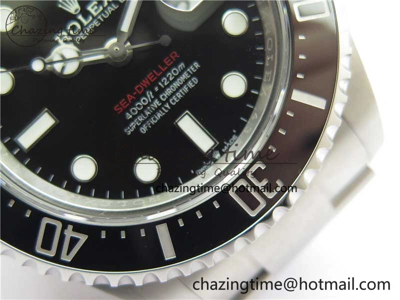 Sea-Dweller 126600 ARF 1:1 Best Edition 904L SS Case and Bracelet A2824 (MK2) FreshLook 2636