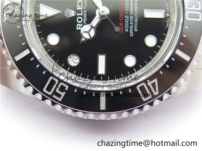 Sea-Dweller 126600 ARF 1:1 Best Edition 904L SS Case and Bracelet A2824 (MK2) FreshLook 2636