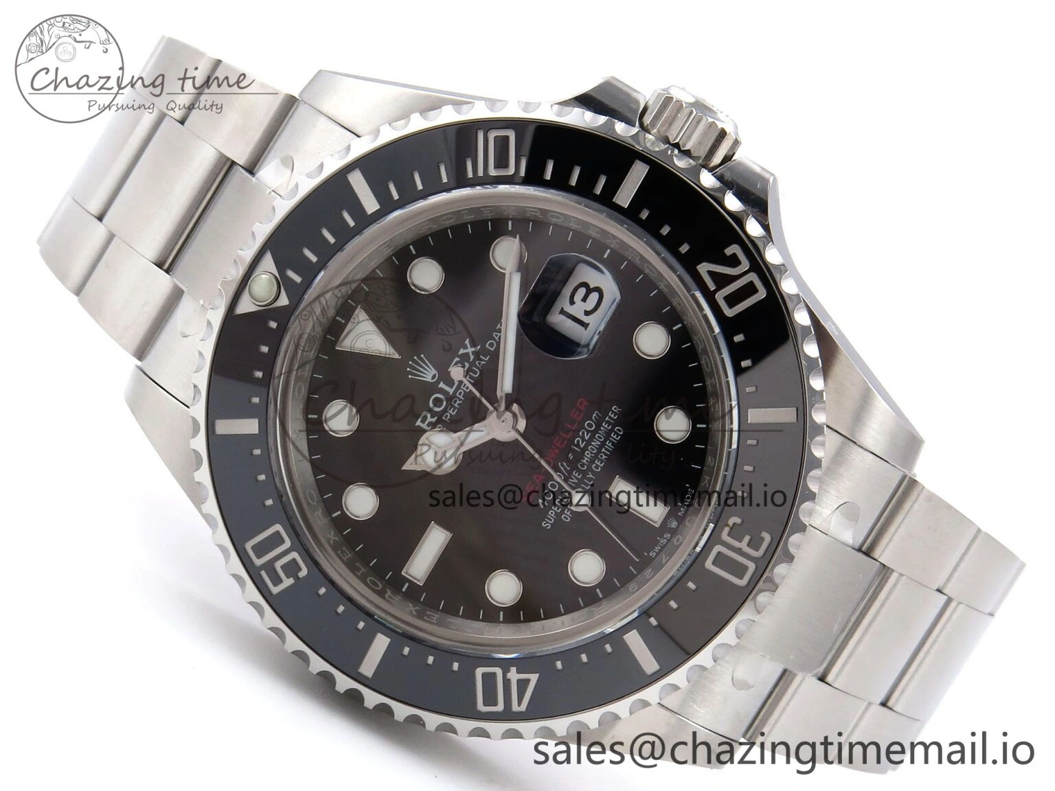 SmoothTexture Sea-Dweller 126600 Clean 1:1 Best Edition 904L SS Case and Bracelet VR 1067