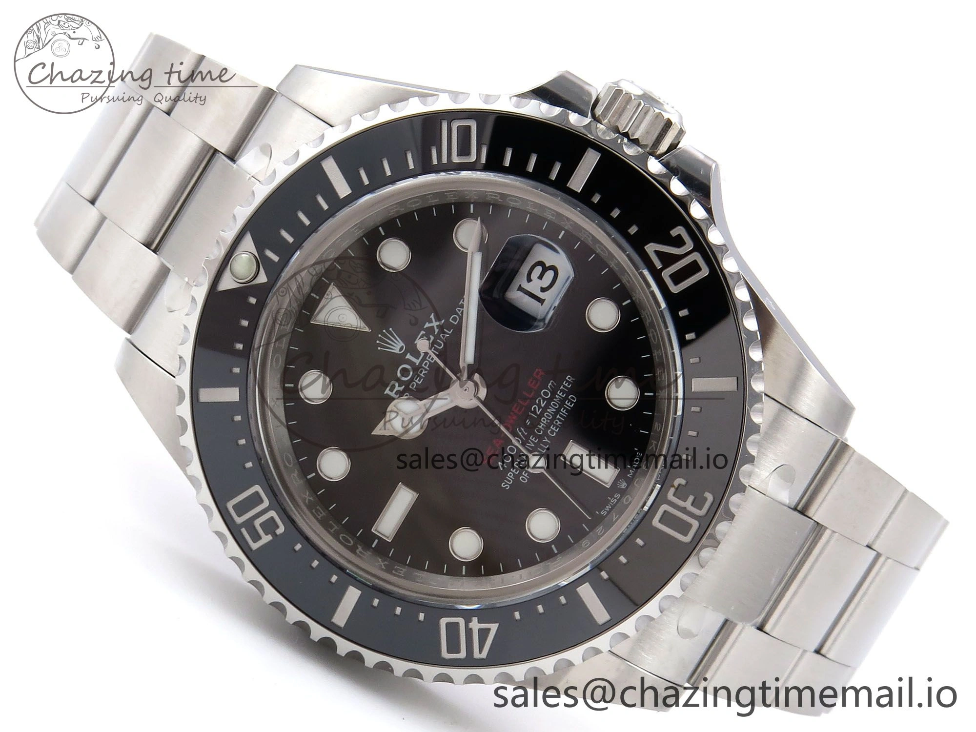 SmoothTexture Sea-Dweller 126600 Clean 1:1 Best Edition 904L SS Case and Bracelet VR 1067