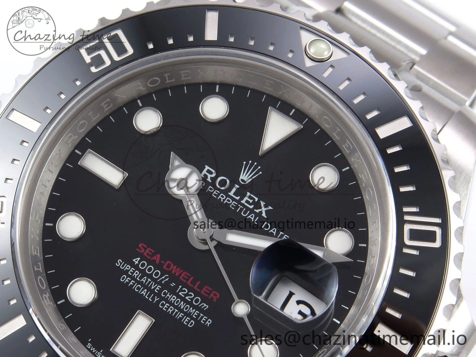 SmoothTexture Sea-Dweller 126600 Clean 1:1 Best Edition 904L SS Case and Bracelet VR 1067