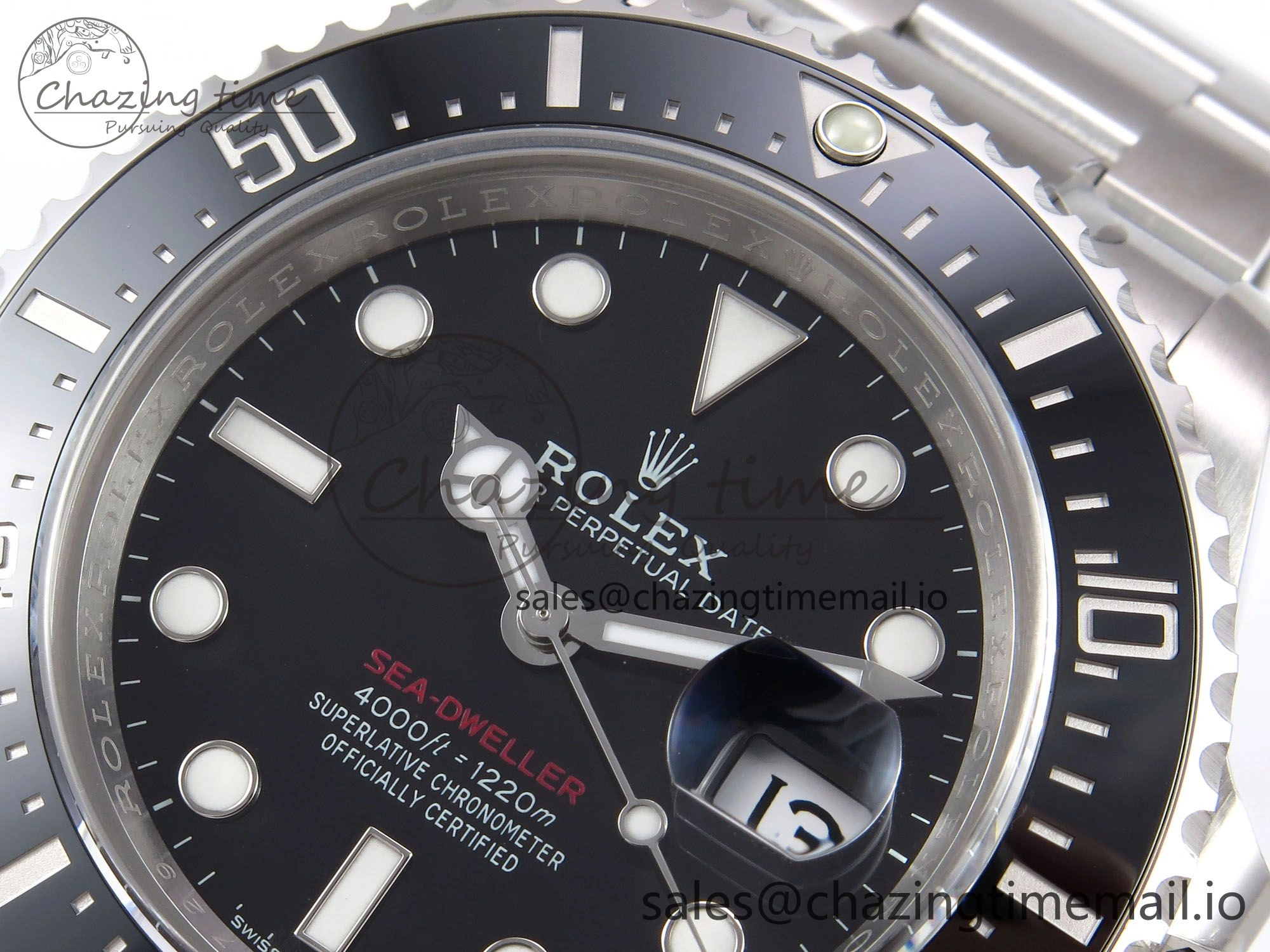 SmoothTexture Sea-Dweller 126600 Clean 1:1 Best Edition 904L SS Case and Bracelet VR 1067