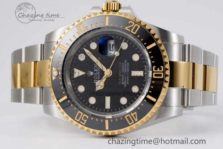 Sea-Dweller 126603 APF Best Edition Black Dial on SS YG Bracelet VR Premium 2035
