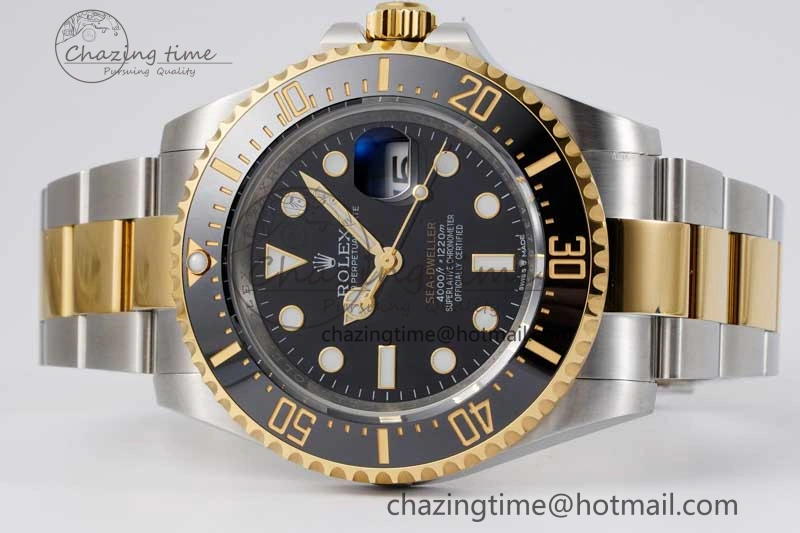 Sea-Dweller 126603 APF Best Edition Black Dial on SS YG Bracelet VR Premium 2035