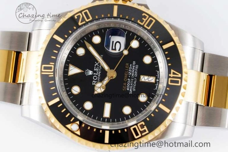 Sea-Dweller 126603 APF Best Edition Black Dial on SS YG Bracelet VR Premium 2035