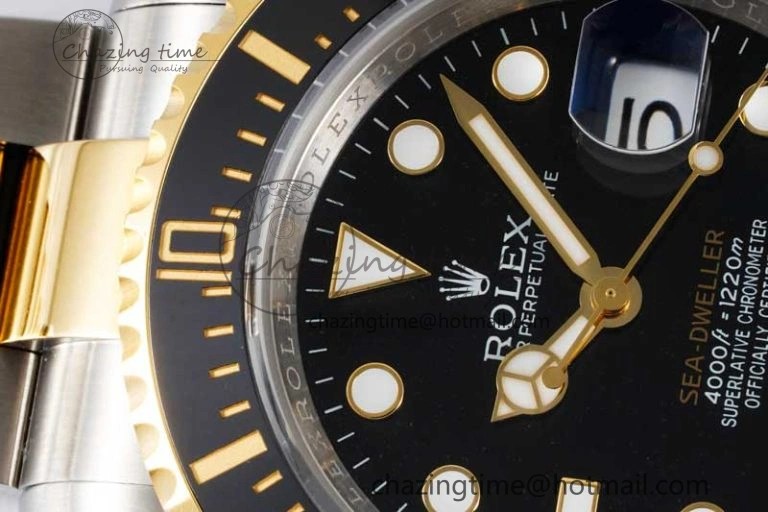Sea-Dweller 126603 APF Best Edition Black Dial on SS YG Bracelet VR Premium 2035