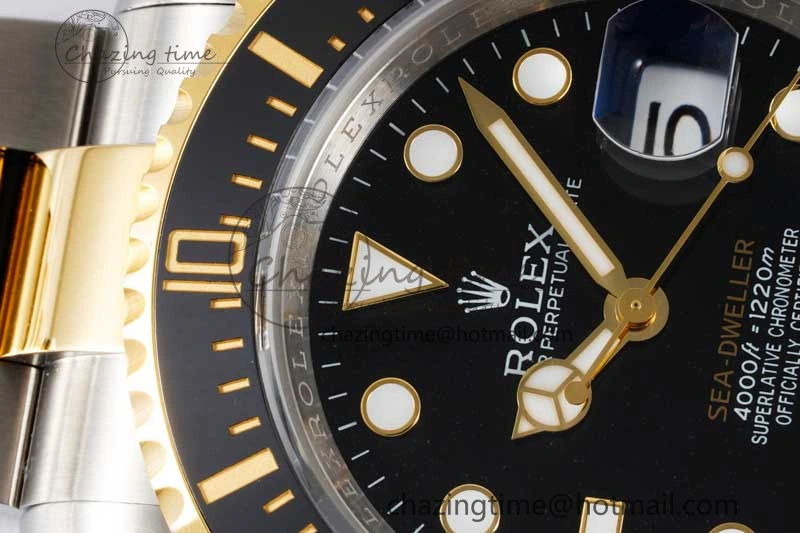 Sea-Dweller 126603 APF Best Edition Black Dial on SS YG Bracelet VR Premium 2035