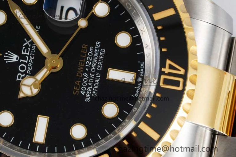 Sea-Dweller 126603 APF Best Edition Black Dial on SS YG Bracelet VR Premium 2035