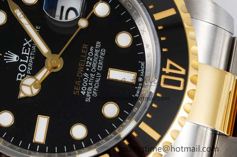 Sea-Dweller 126603 APF Best Edition Black Dial on SS YG Bracelet VR Premium 2035
