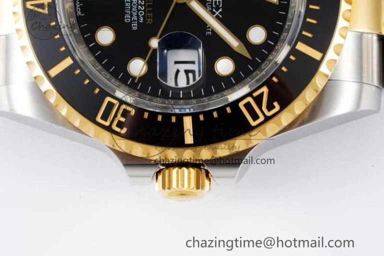 Sea-Dweller 126603 APF Best Edition Black Dial on SS YG Bracelet VR Premium 2035