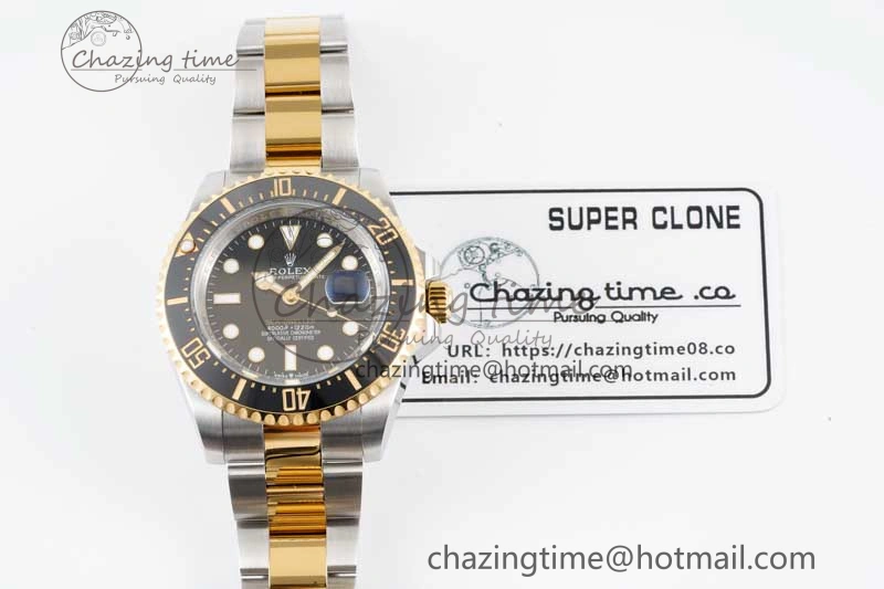 Sea-Dweller 126603 APF Best Edition Black Dial on SS YG Bracelet VR Premium 2035