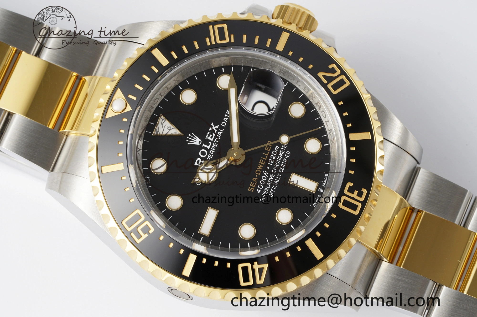 Popular Sea-Dweller 126603 XF 1:1 Best Edition Black Dial on SS YG Bracelet VS 2029