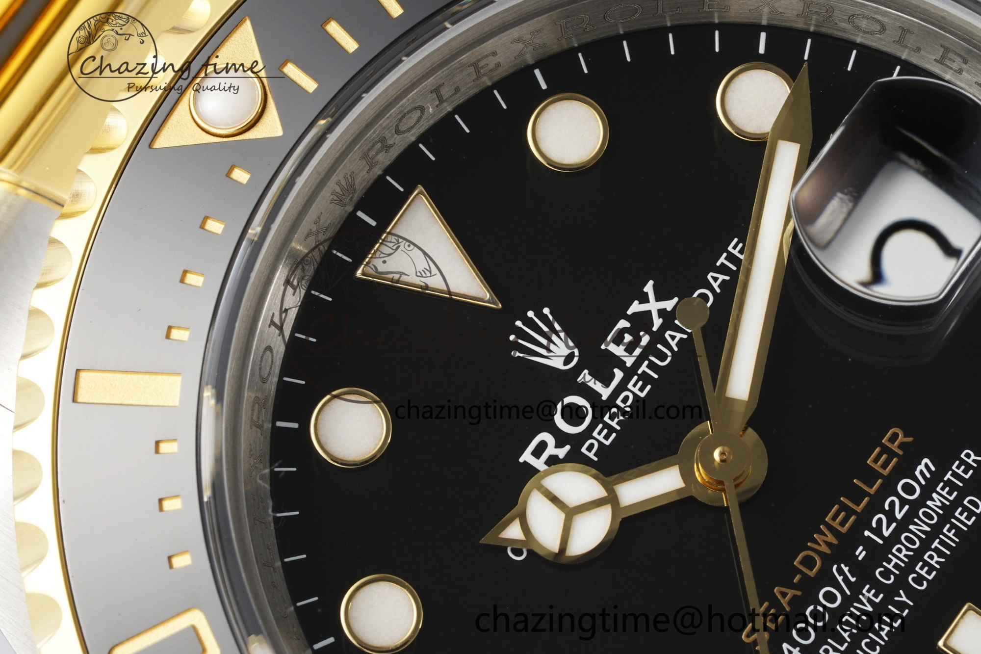 Popular Sea-Dweller 126603 XF 1:1 Best Edition Black Dial on SS YG Bracelet VS 2029