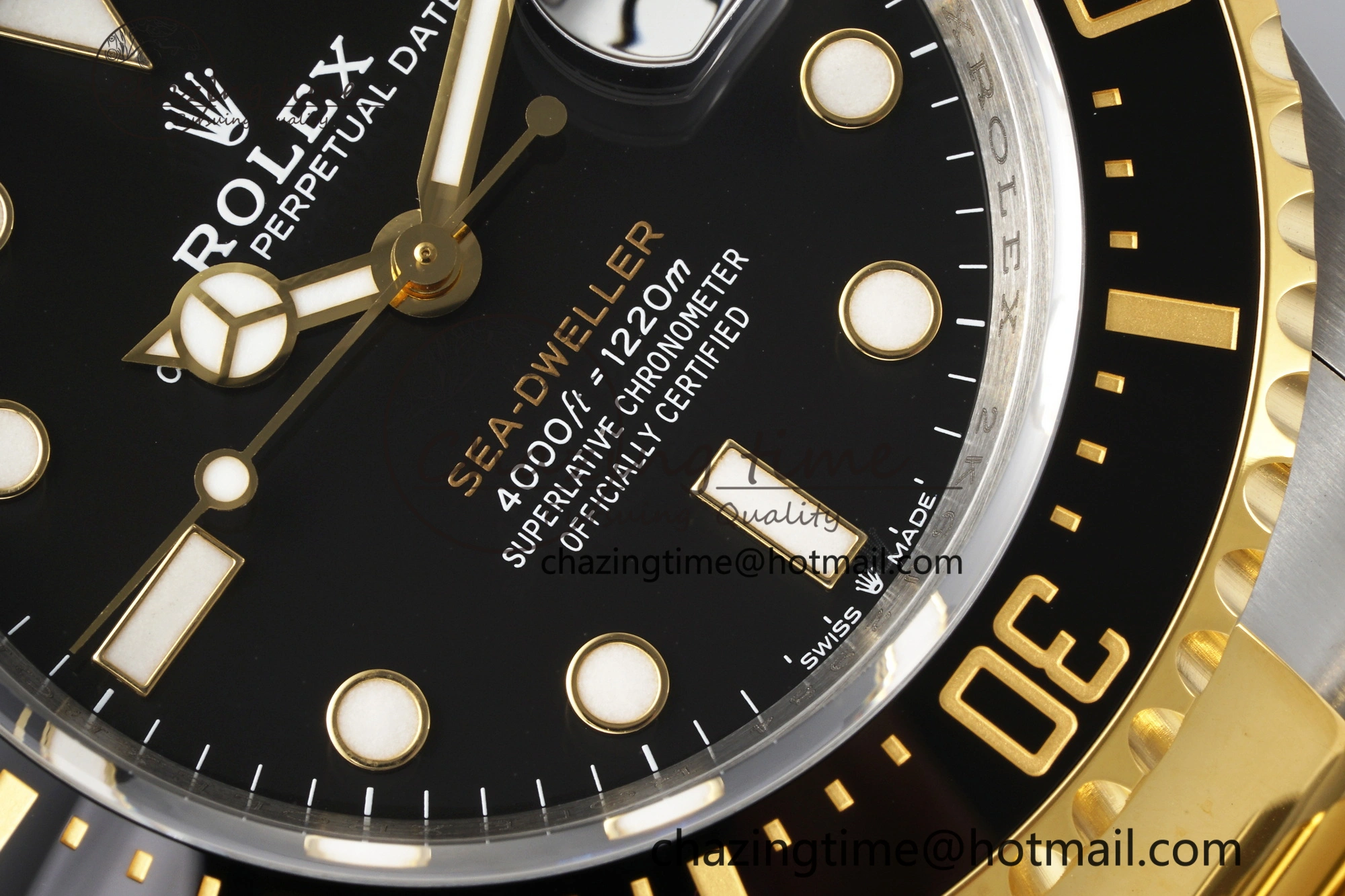 Popular Sea-Dweller 126603 XF 1:1 Best Edition Black Dial on SS YG Bracelet VS 2029
