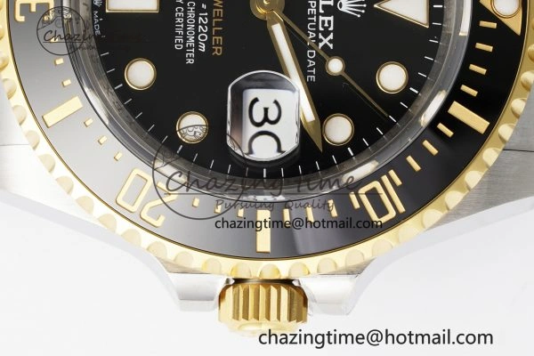 Popular Sea-Dweller 126603 XF 1:1 Best Edition Black Dial on SS YG Bracelet VS 2029