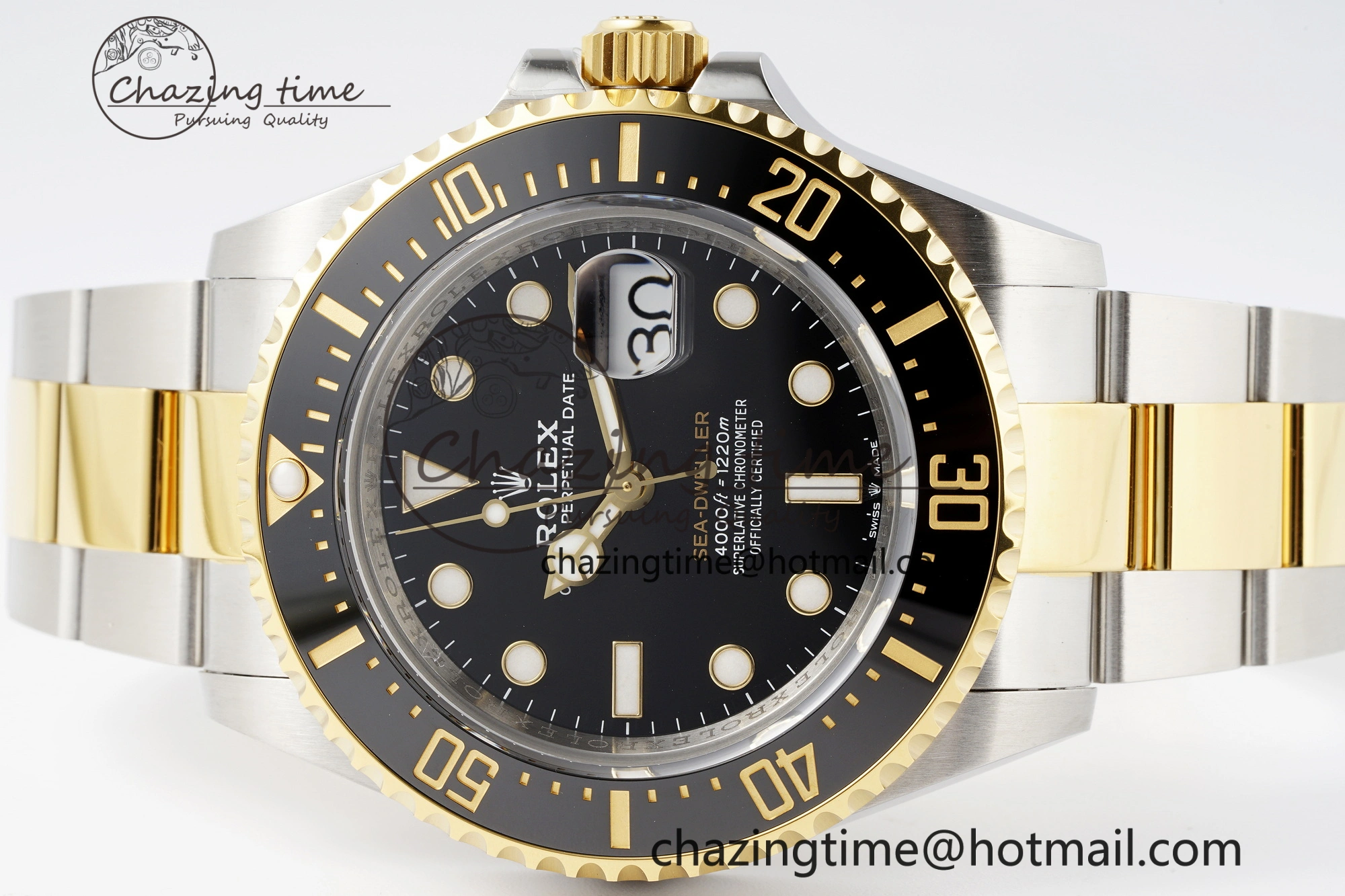 Popular Sea-Dweller 126603 XF 1:1 Best Edition Black Dial on SS YG Bracelet VS 2029