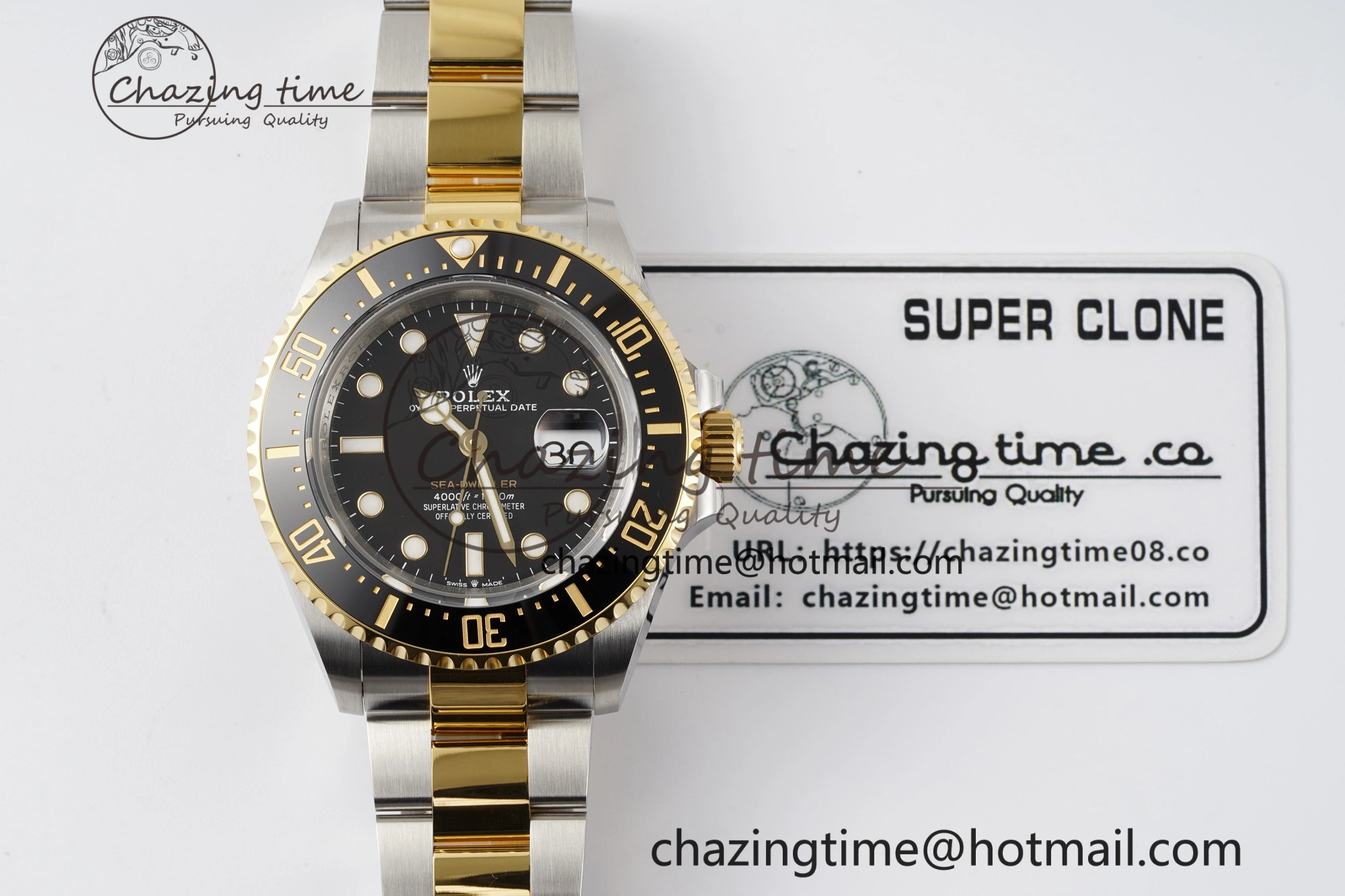 Popular Sea-Dweller 126603 XF 1:1 Best Edition Black Dial on SS YG Bracelet VS 2029