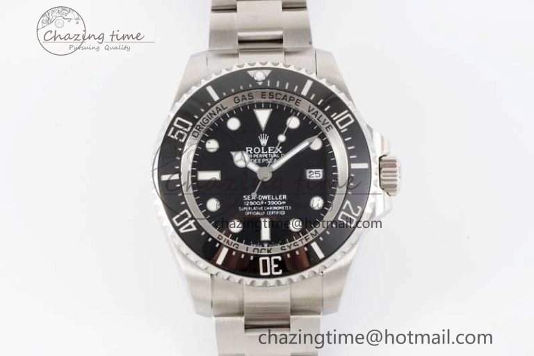 Efficient Sea-Dweller 126660 APF Best Edition Black Dial on SS Bracelet VR 2032