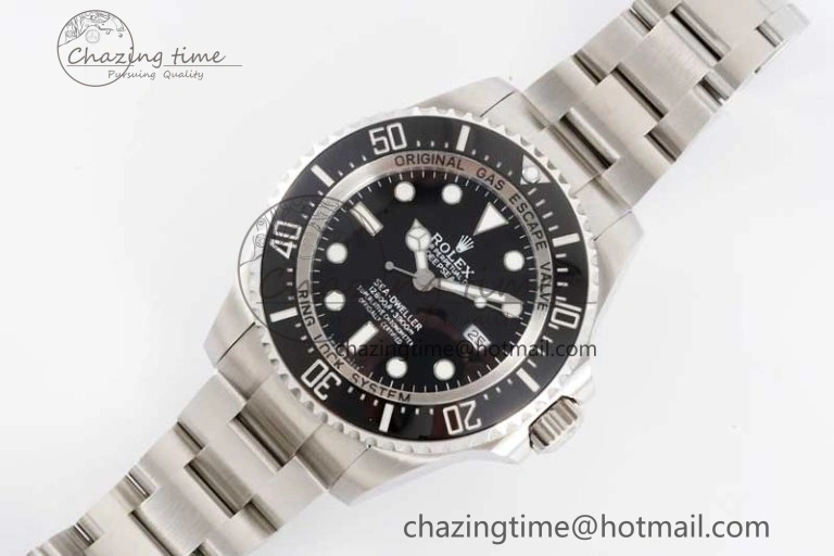 Efficient Sea-Dweller 126660 APF Best Edition Black Dial on SS Bracelet VR 2032