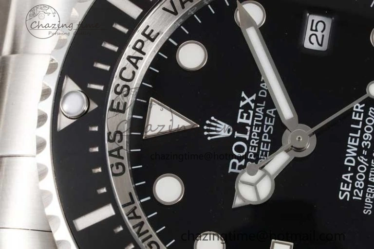 Efficient Sea-Dweller 126660 APF Best Edition Black Dial on SS Bracelet VR 2032