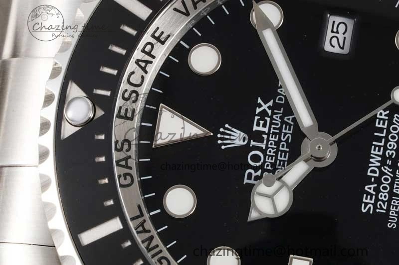 Efficient Sea-Dweller 126660 APF Best Edition Black Dial on SS Bracelet VR 2032