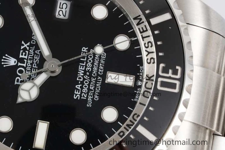 Efficient Sea-Dweller 126660 APF Best Edition Black Dial on SS Bracelet VR 2032