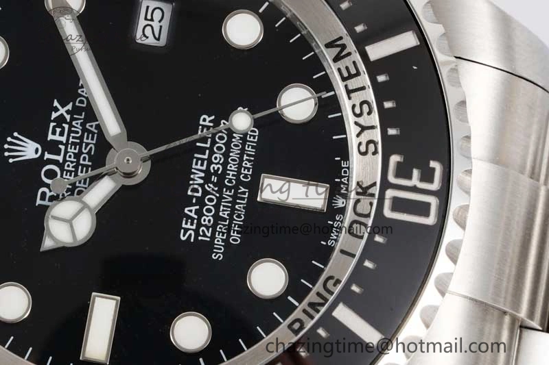 Efficient Sea-Dweller 126660 APF Best Edition Black Dial on SS Bracelet VR 2032