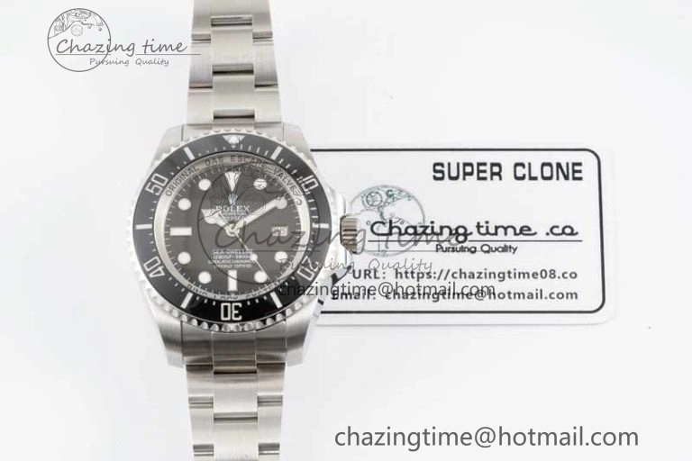 Efficient Sea-Dweller 126660 APF Best Edition Black Dial on SS Bracelet VR 2032