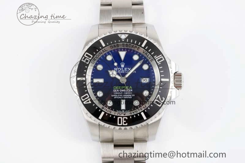 Sea-Dweller 126660 APF Best Edition Black Blue Dial on SS Bracelet VR ZeroBulk 2034