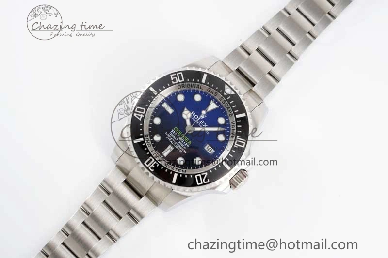 Sea-Dweller 126660 APF Best Edition Black Blue Dial on SS Bracelet VR ZeroBulk 2034