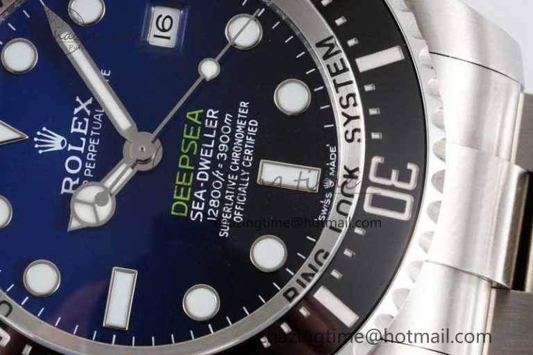 Sea-Dweller 126660 APF Best Edition Black Blue Dial on SS Bracelet VR ZeroBulk 2034